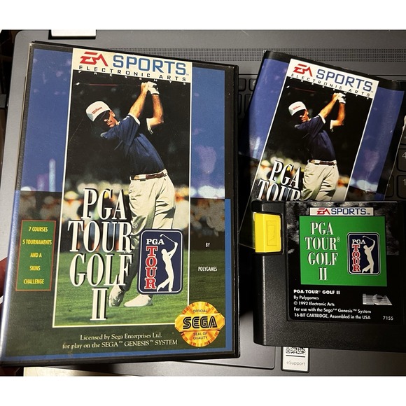 Sega Other - EA Sports PGA Tour Golf II Sega Genesis Video Game - Blue
